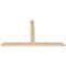 Ekena Millwork Portland Smooth Timber Gable Bracket, Douglas Fir, 84"W x 49"H x 1 1/2"D x 5 1/2"F, 14/12 Pitch GBW084X49X0206POR00SDF - alternate 3